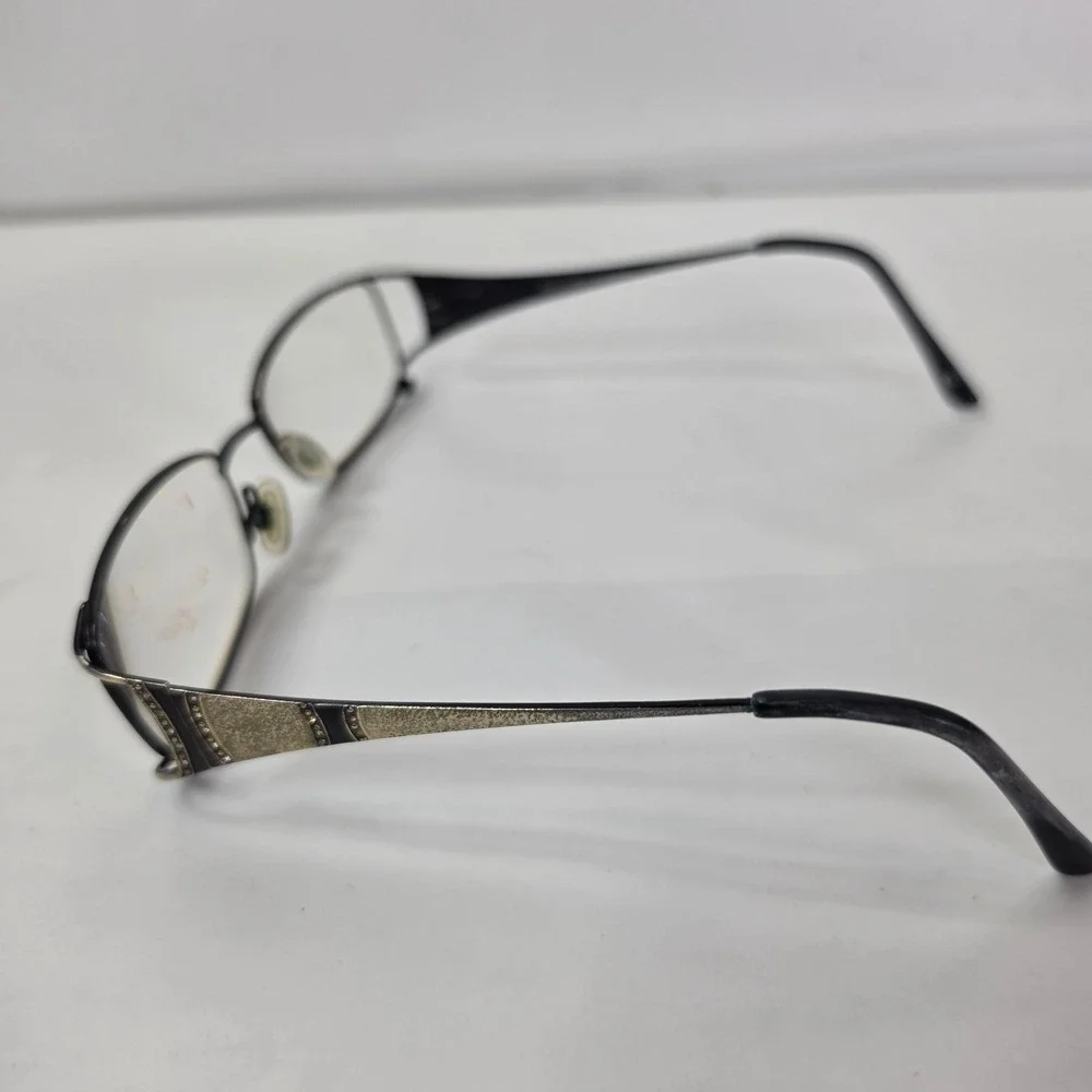 Sophia Loren Beau Rivage 54 Eyeglasses Frame BR54 Black Gold Zyloware‎ 52-17-135